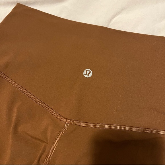 ✨SOLD✨Lululemon Roasted Brown Align Leggings Size 6 25” Inseam - Picture 4 of 6